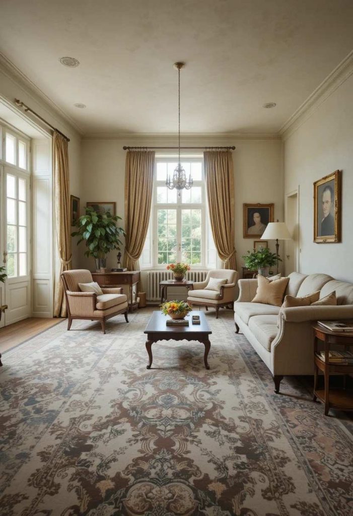 Add a Vintage-Style Rug Look