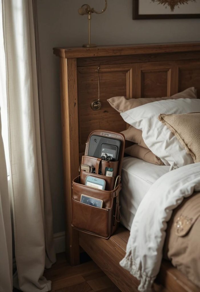Bedside Caddies and Hanging Organisers: Bedside Storage With No Floor Footprint