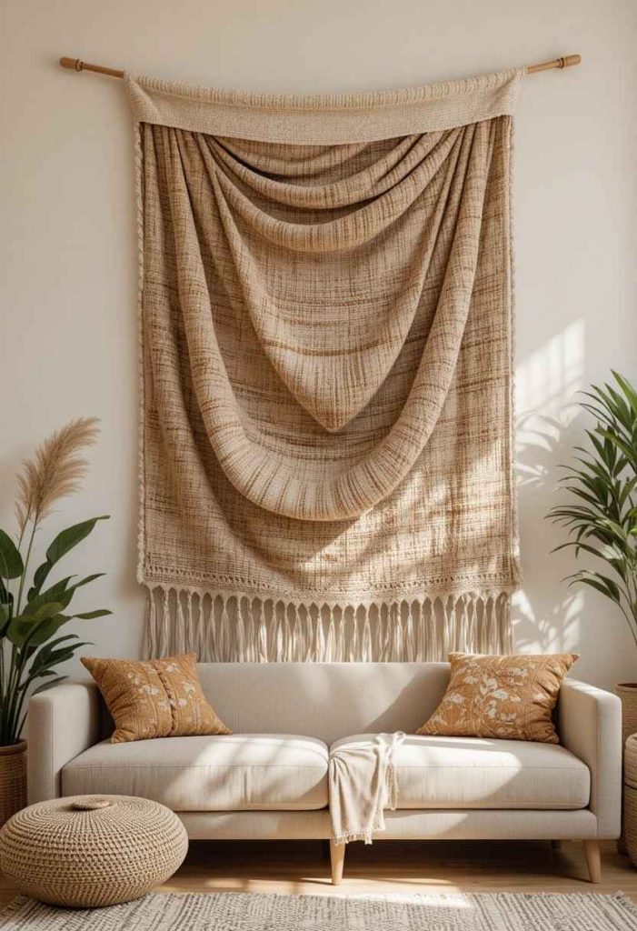 Hang a Large Textile or Tapestry