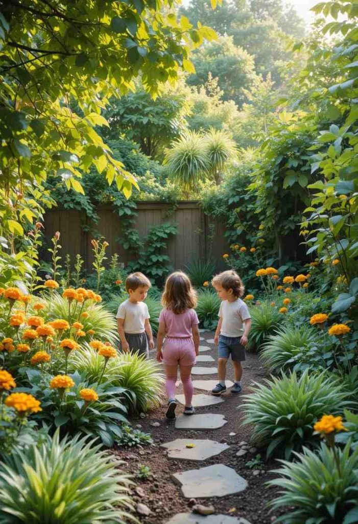 Use Colourful, Child-Friendly Plants