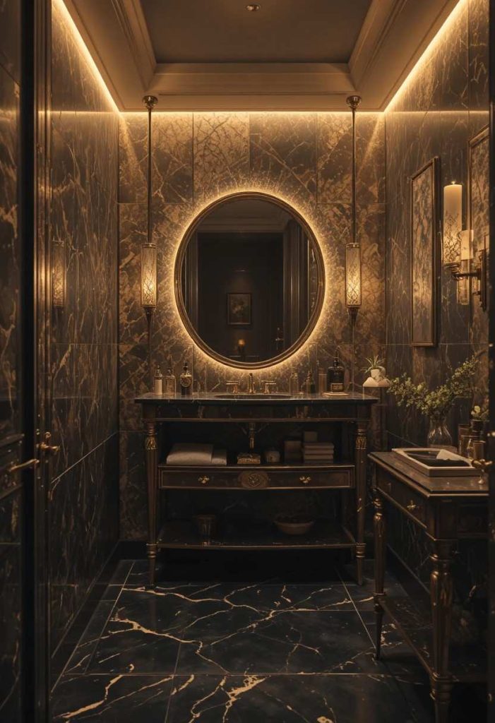 Add Warm Gold Lighting Tones