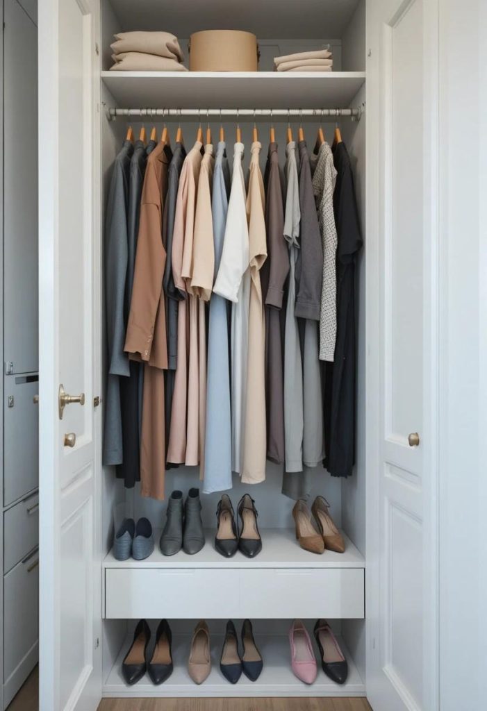 The Wardrobe Capsule System: Less Clothing, Better Organised, More Space