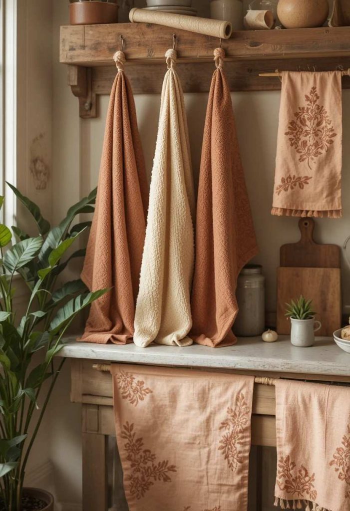 Add Warm Textiles and Towels