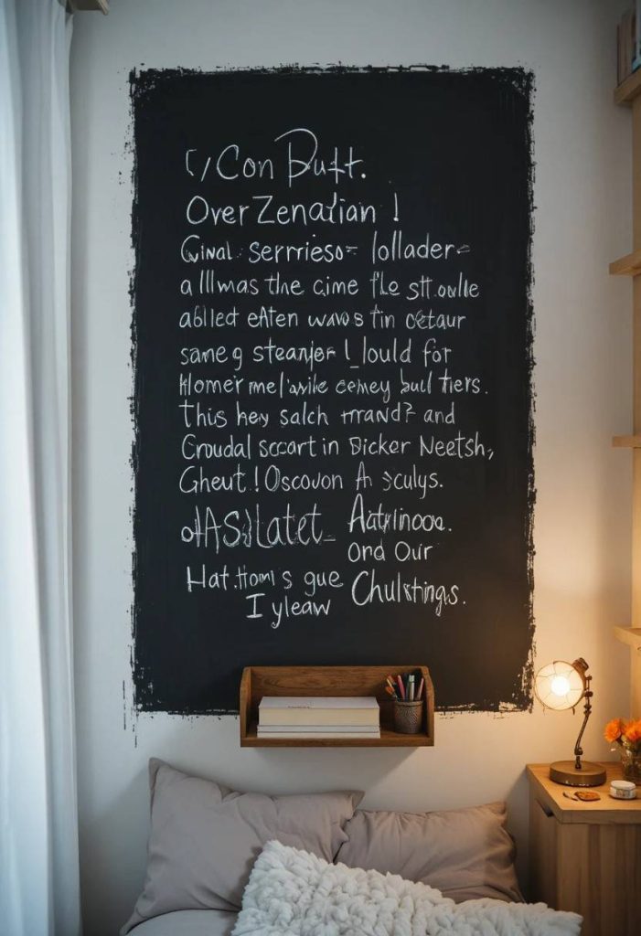 Chalkboard Paint Corner