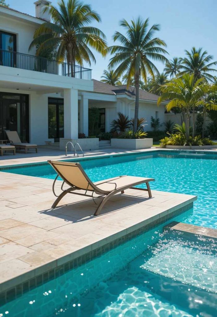The Pool With a Tanning Ledge