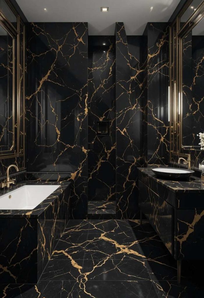 Mix Gold With Marble