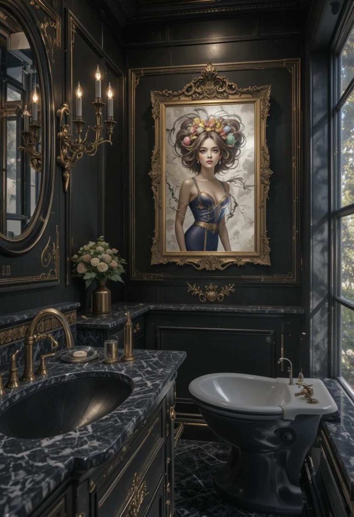 Add Gold-Framed Art