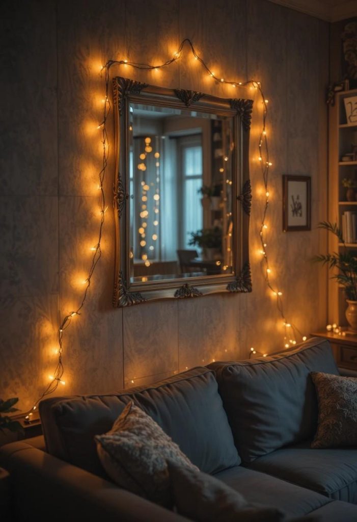 Add a Soft Glow with String Lights