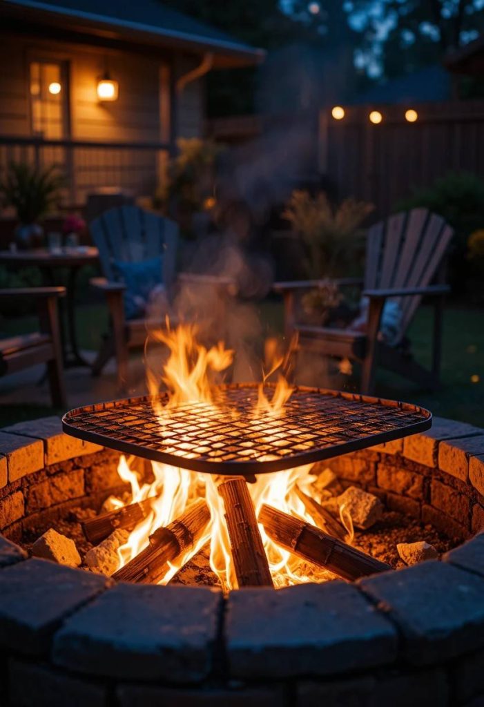Build a Fire Pit With a Grill