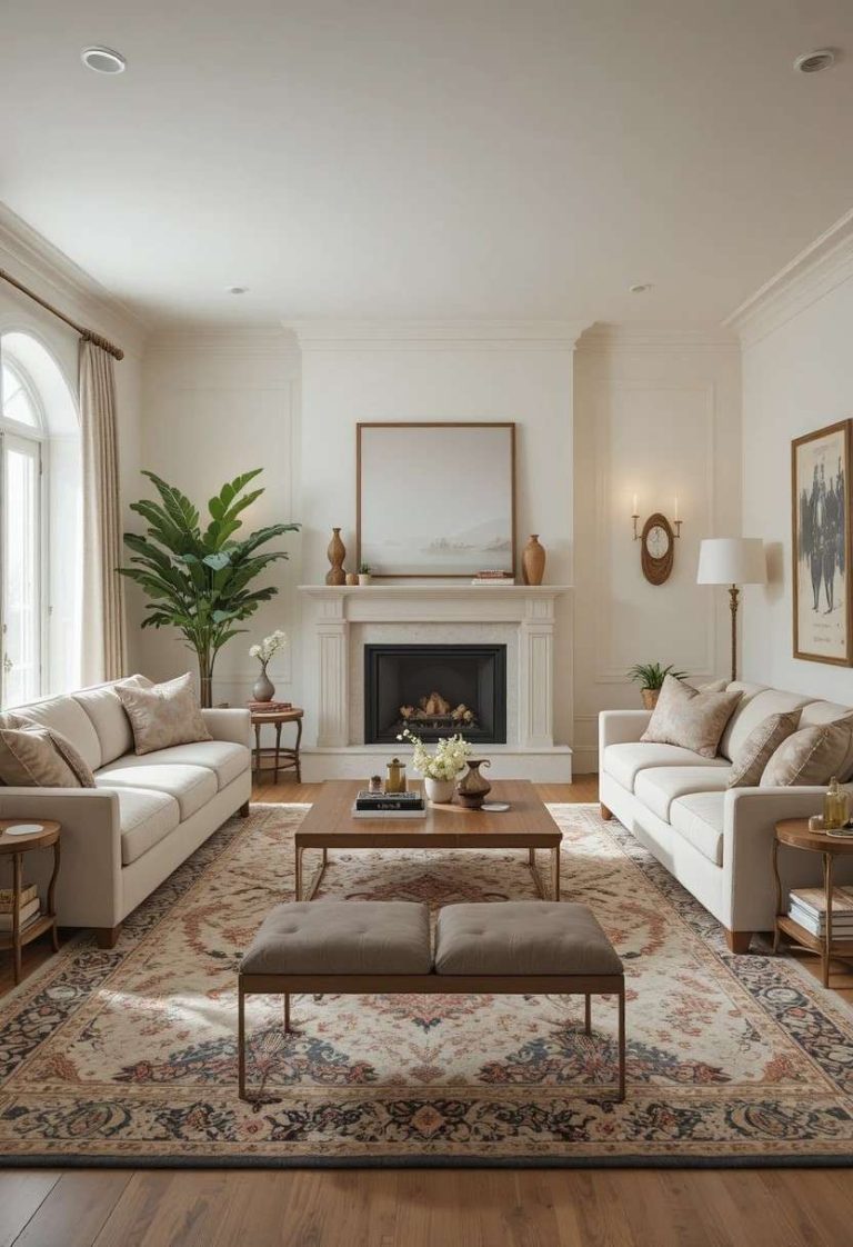 25 Living Room Carpet Ideas to Add Warmth, Color, and Style