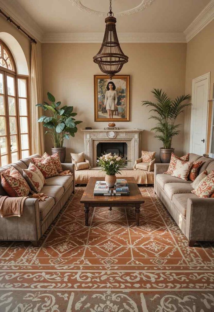 DIY Stencilled Floor Design: Transforming Tired Floors Without Replacing Them