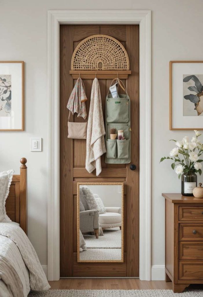 Use the Back of the Bedroom Door: Invisible Storage Territory
