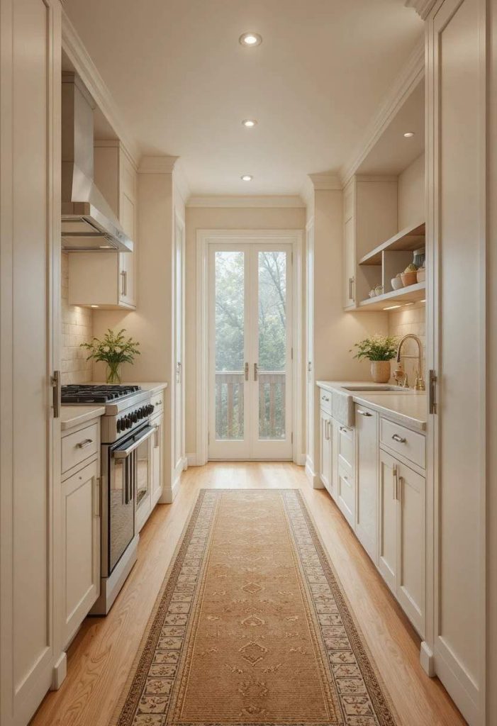 Add a Runner Rug for Warmth