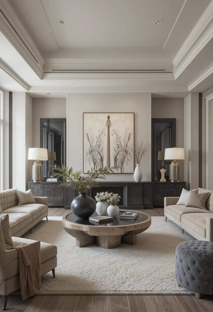 Add a Sculptural Coffee Table