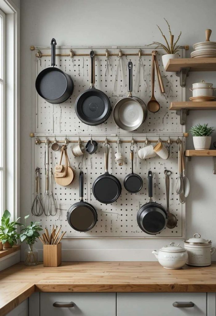 Wall Mounted Pegboard