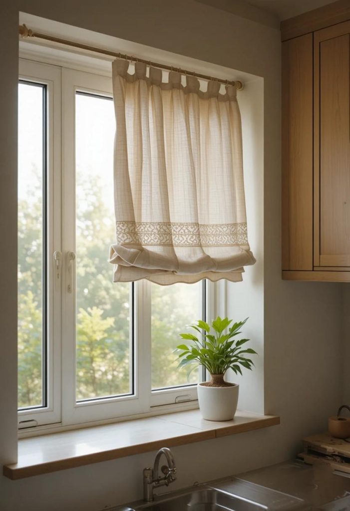 Add a Removable Window Treatment