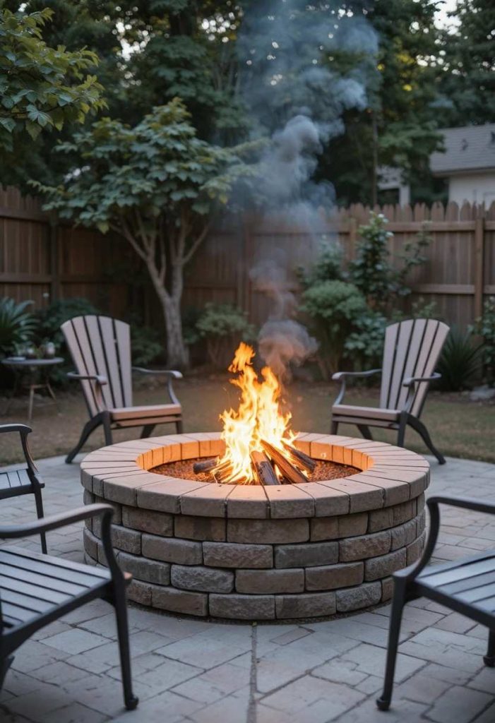 Build a Simple Brick Fire Pit