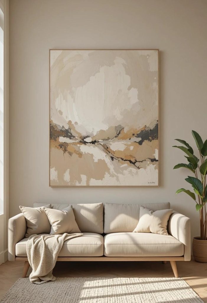 DIY Painted Canvas Art