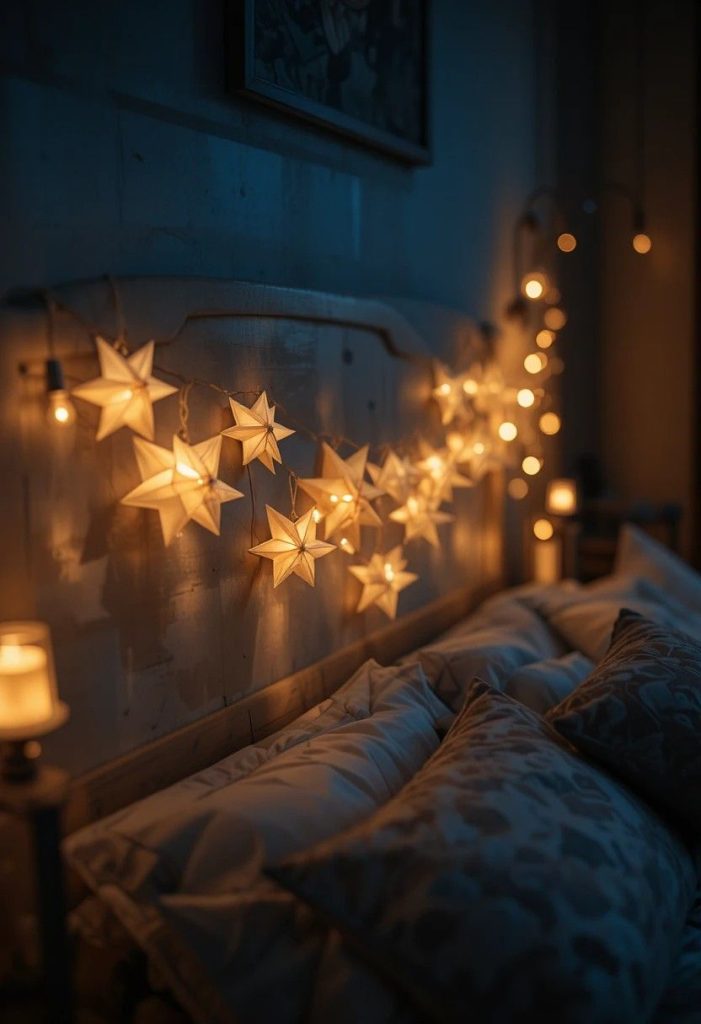 Paper Star String Lights
