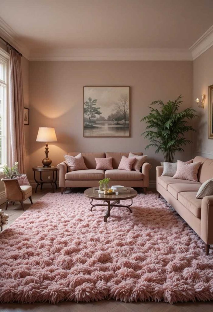 Add Warmth With a Shag Carpet
