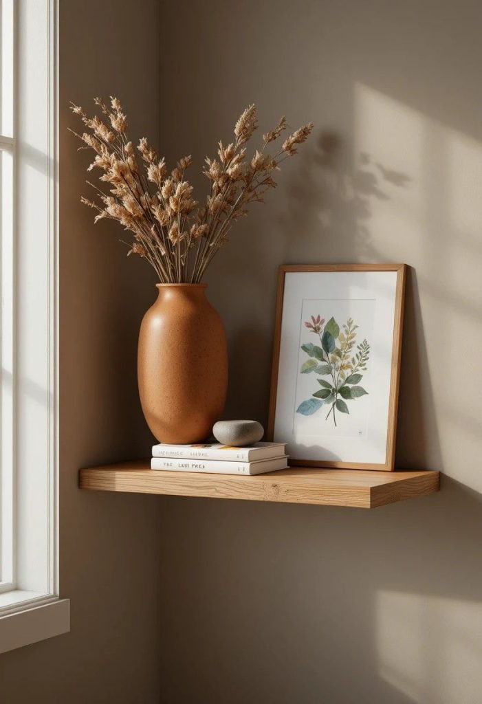 DIY Floating Shelf Vignette: Designer Styling on a Single Shel