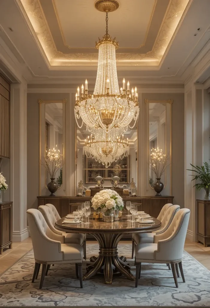 Hang a Statement Chandelier