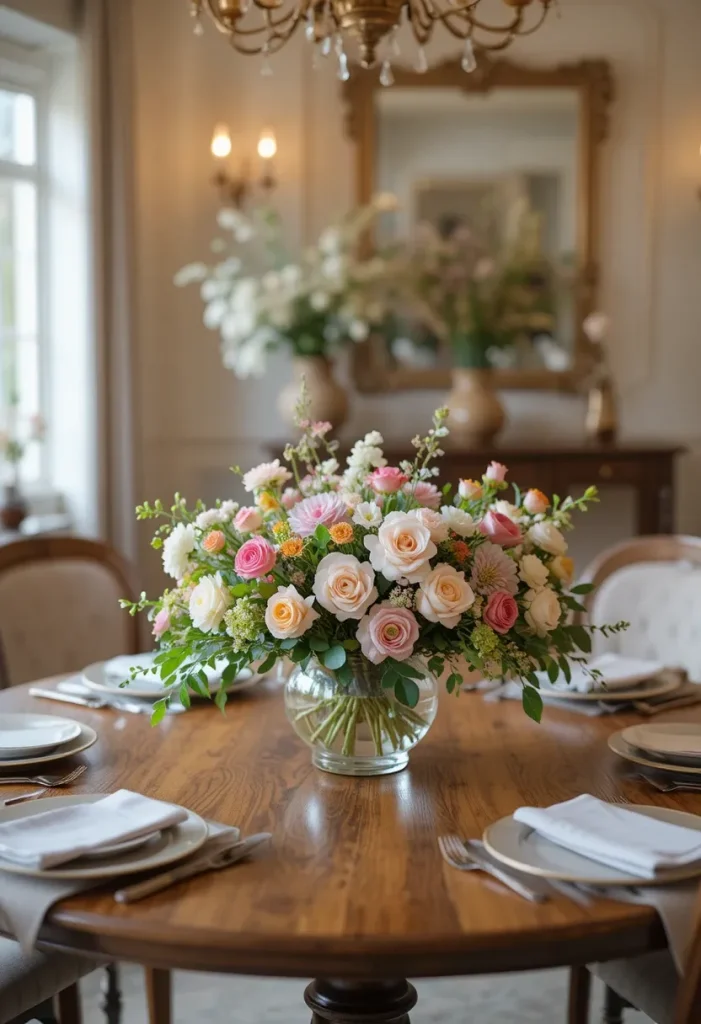 Add a Fresh Floral Centerpiece