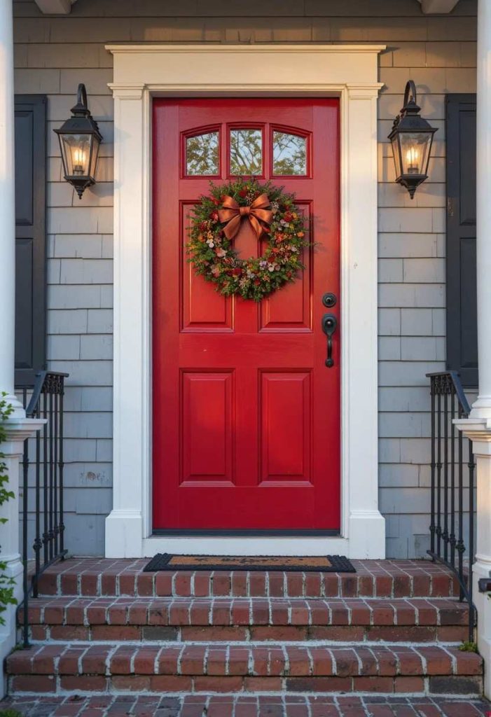 Bold Red Statement Door