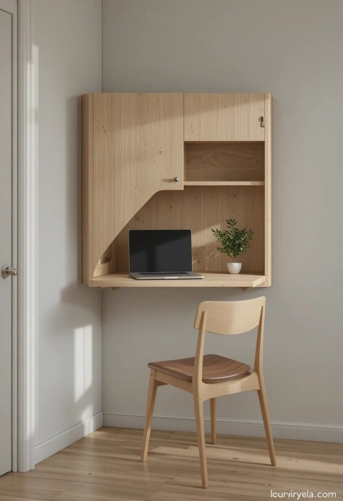 Fold Down Wall Mounted Desk