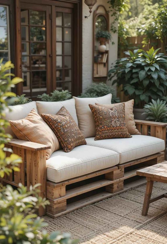 Make a DIY Pallet Sofa