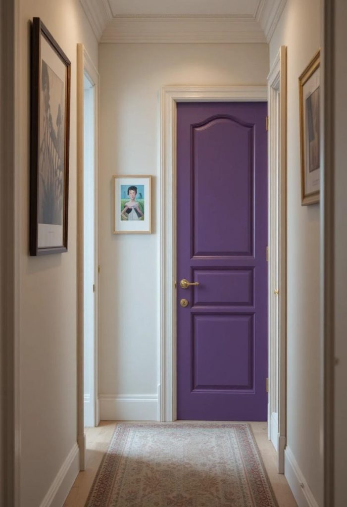 Bold Accent Bedroom Door