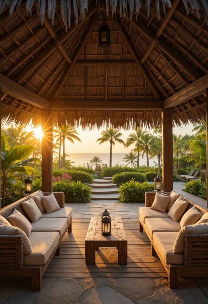 Top an Outdoor Spot with a Palapa Roof