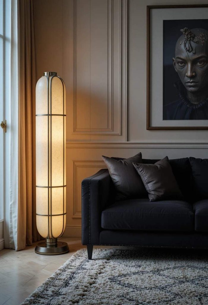 Add a Statement Floor Lamp