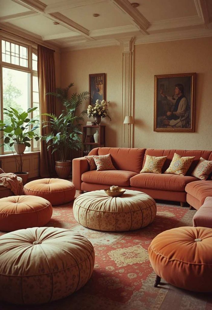 Add Cozy Floor Cushions