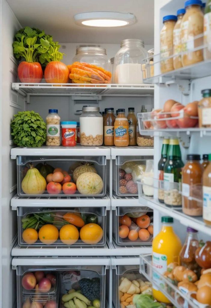 Clear Fridge Organization