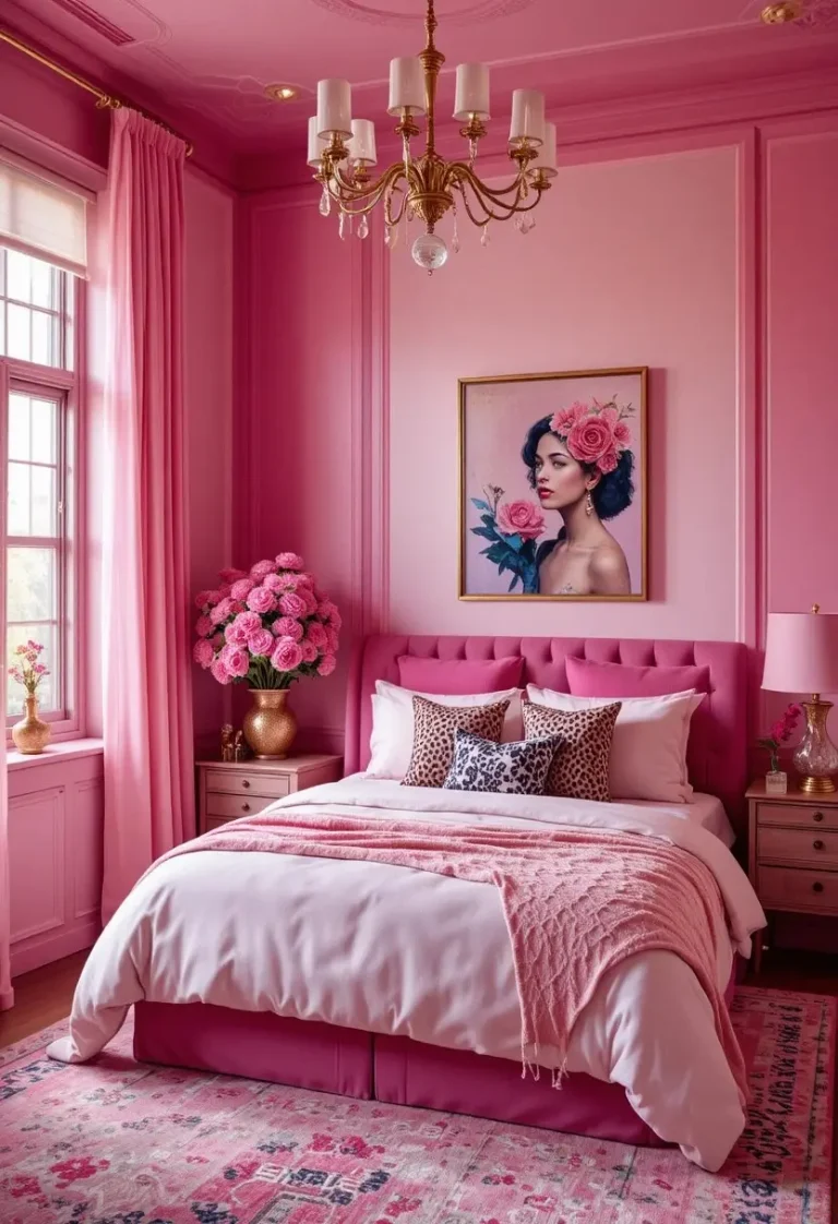 Pink and Cheetah Bedroom Ideas
