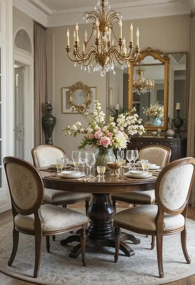 Round Dining Table Decor Ideas