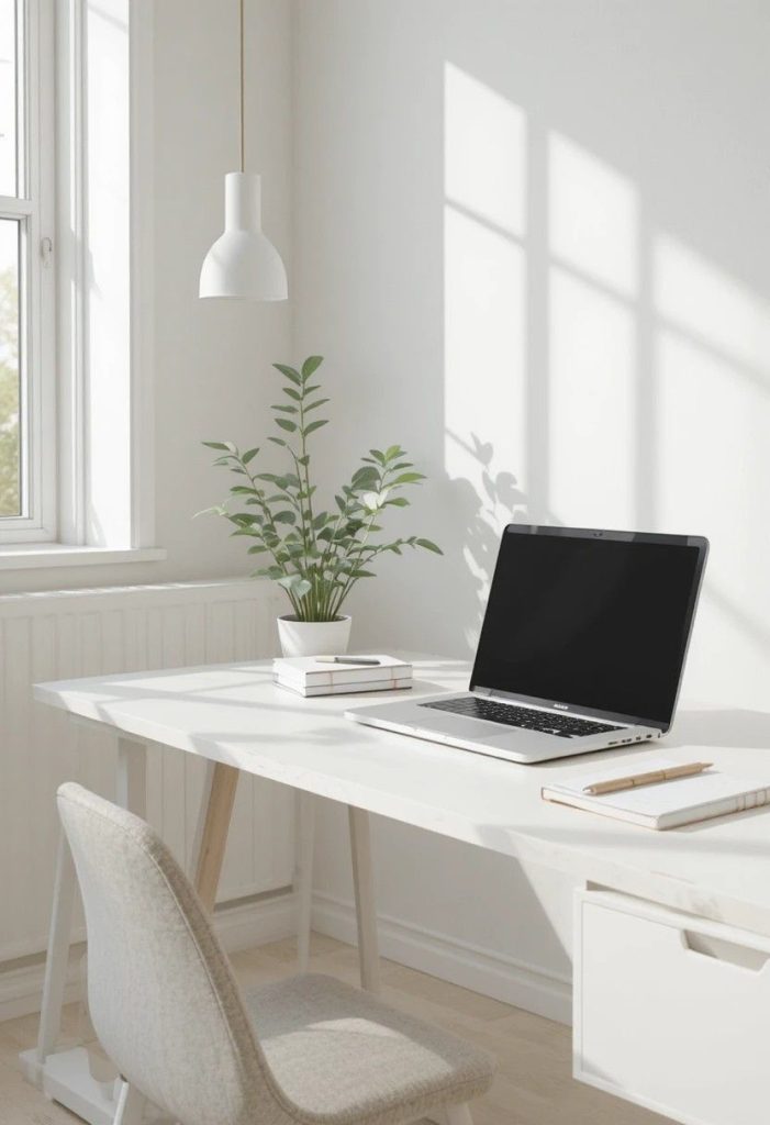 Keep a Clear, Minimal Desk
