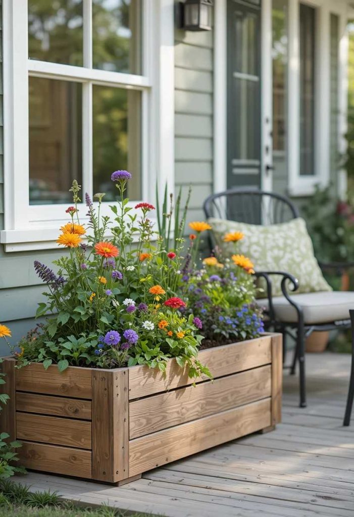 Make a DIY Wooden Planter Box