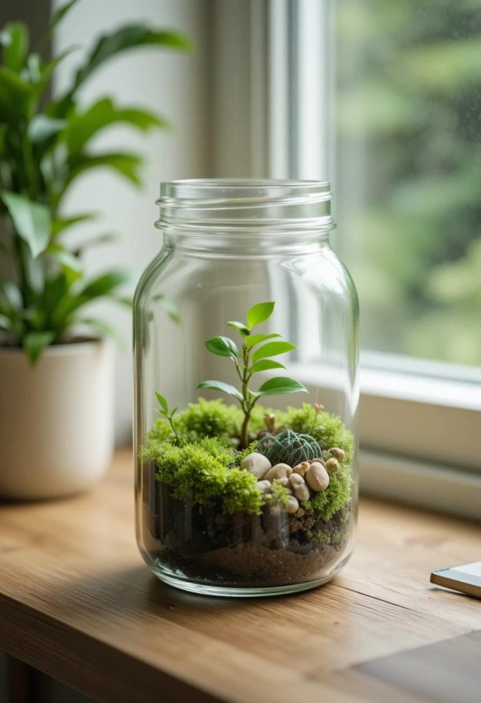 Glass Jar Terrarium