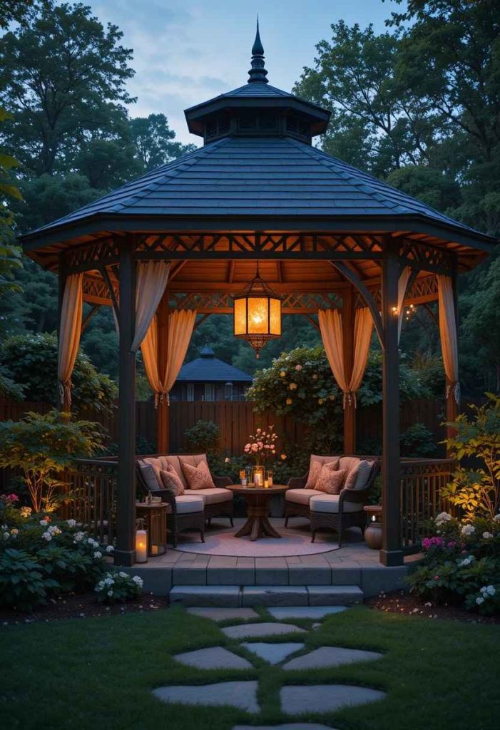 The Lantern-Lit Gazebo