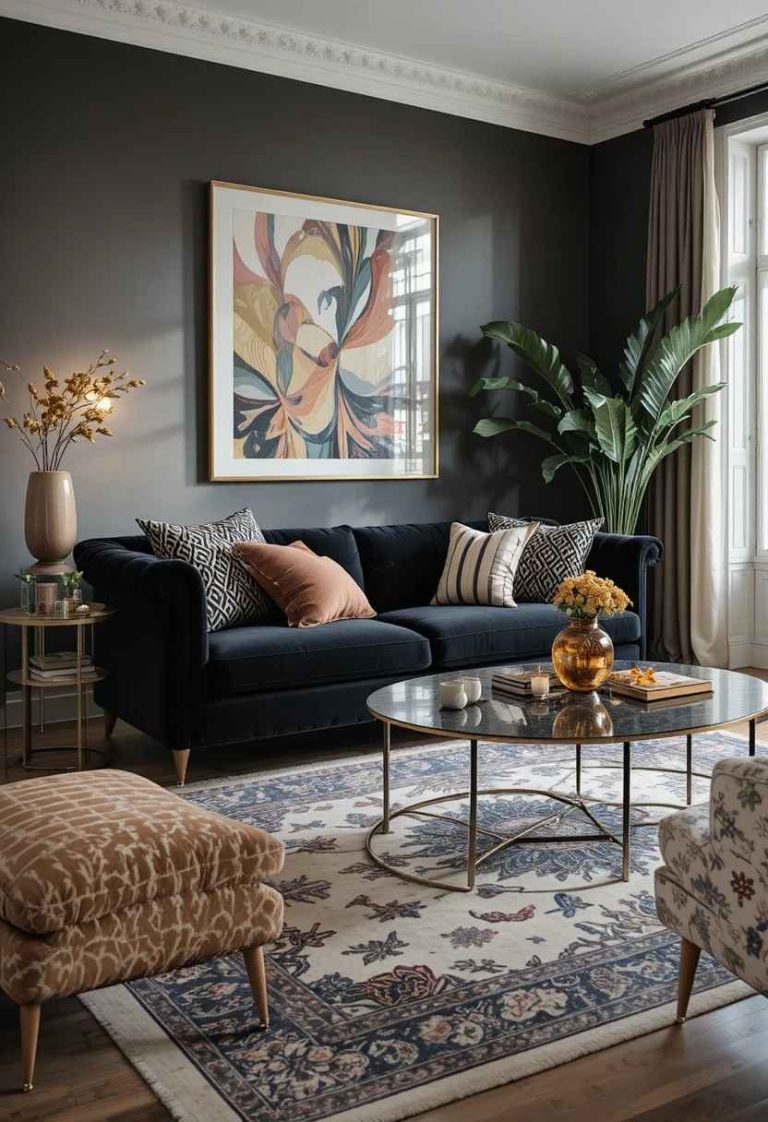 25 Black Couch Living Room Ideas for a Bold, Sophisticated Space