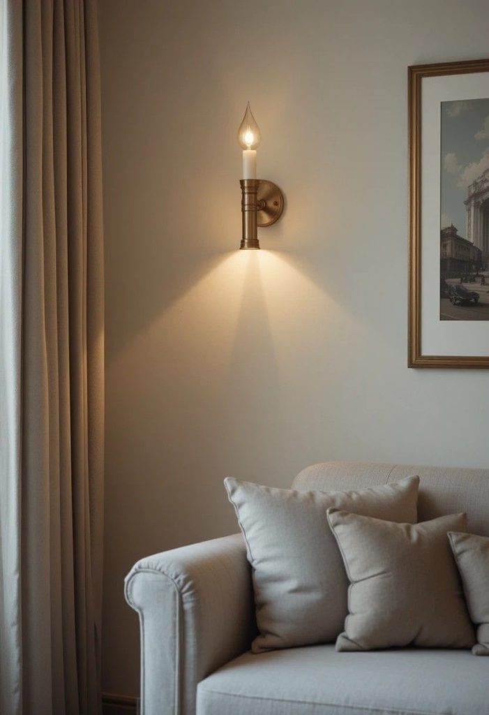 Add a Statement Wall Sconce