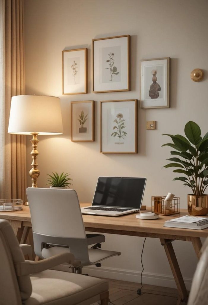 Add Warm Metallic Accents