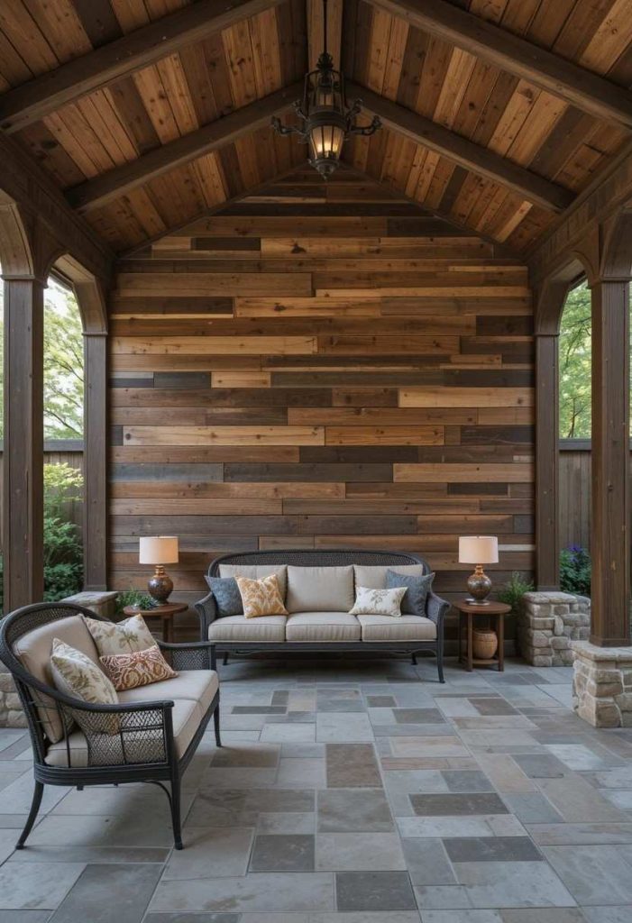A Reclaimed Wood Accent Wall