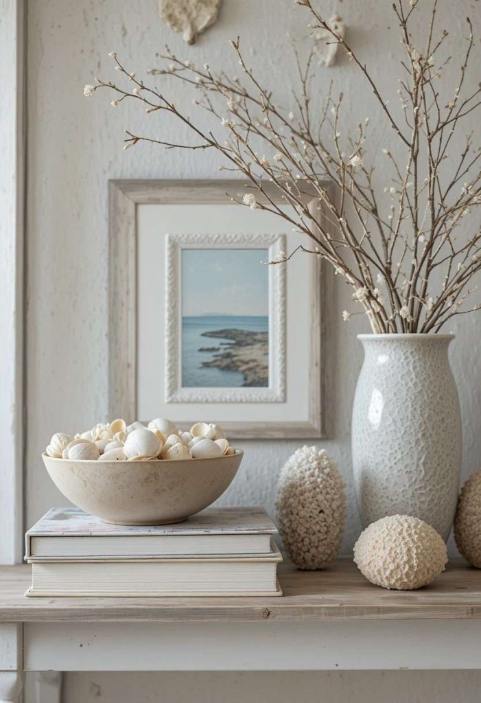 Scatter Coral and Shell Accents
