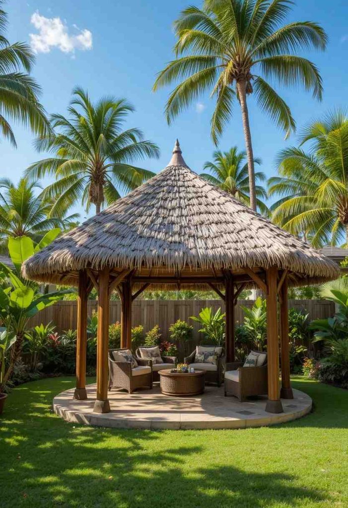 The Tropical Thatched Gazebo
