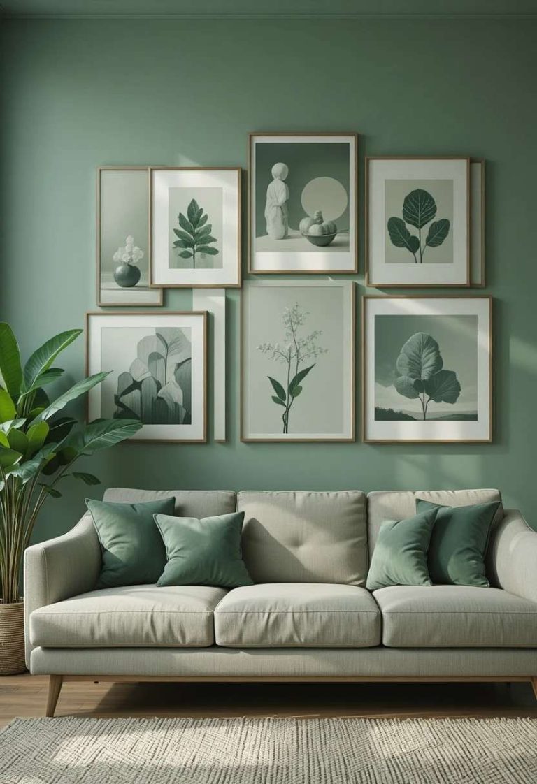 30 Gallery Wall Ideas for Your Living Room That Feel Cozy and Curated