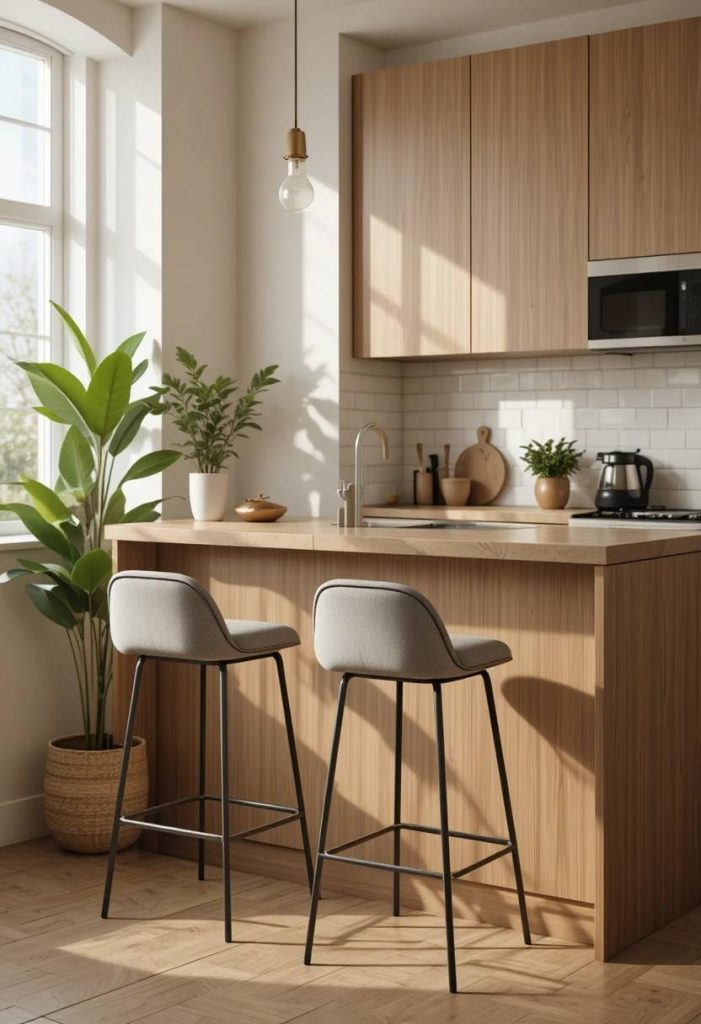 Bring in a Small Bar Stool or Seating