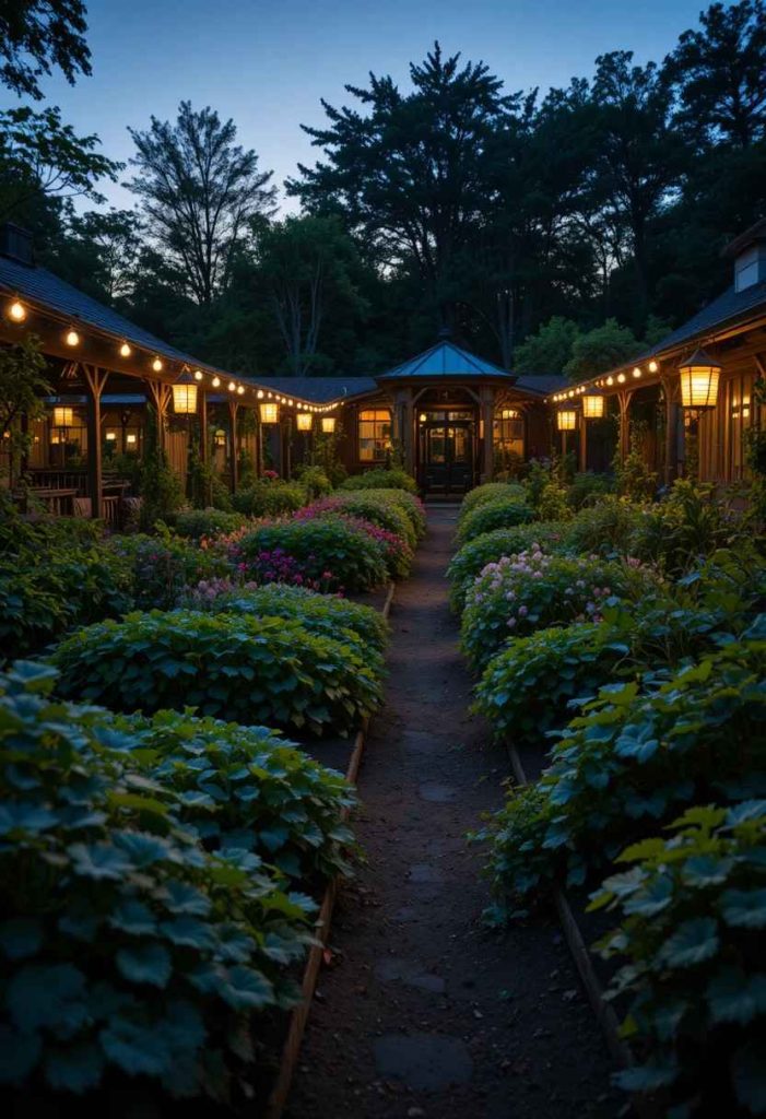 Add Soft Garden Lighting
